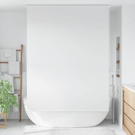 Store roulant de douche 160x240 cm Blanc vidaXL