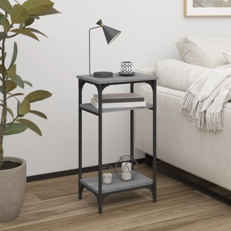 Table d'appoint Sonoma gris 40x30x75 cm Bois d'ingénierie vidaXL