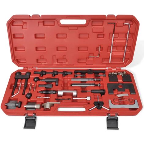 Vidaxl – Kit d'outils de réglage pour moteurs VW, Audi, Ford, Volvo – Outils de verrouillage courroie distribution – Compatible diesel et essence