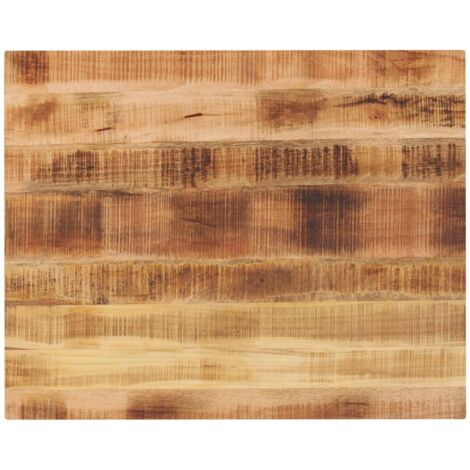 Dessus de table rectangulaire bois massif de manguier brut vidaXL