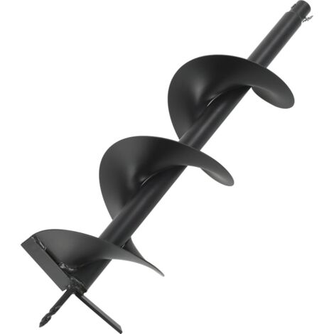 Vidaxl – Perceuse de tarière 200 mm – Acier pour béton armé – Compatible avec tarières 20 mm – Usage intensif pour plantations et constructions