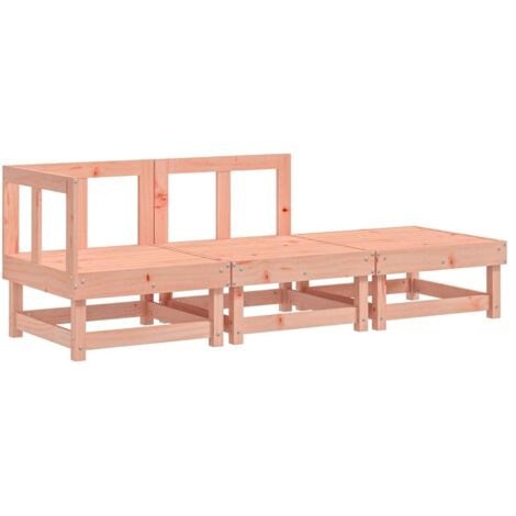 Salon de jardin 3 pcs bois massif douglas vidaXL