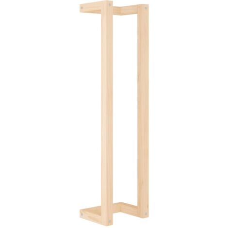 vidaXL Porte-serviette 23x18x90 cm Bois de pin massif
