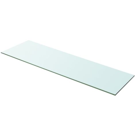 Vidaxl – Panneau pour étagère en verre trempé 100 x 30 cm – Capacité de charge 15 kg – Facile à nettoyer – Pour mur d'exposition moderne