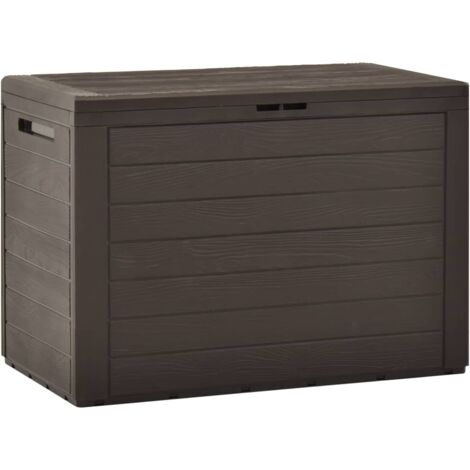 Boîte de rangement de jardin Marron 78x44x55 cm vidaXL