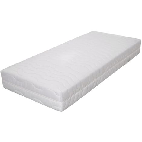 vidaXL Matelas 100 x 200 cm 7 zones Ressort ensaché 20 cm H2