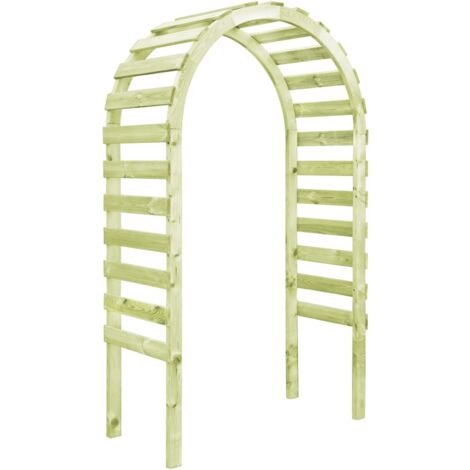vidaXL Pergola de jardin 130x60x230 cm Bois de pin imprégné (1/5)