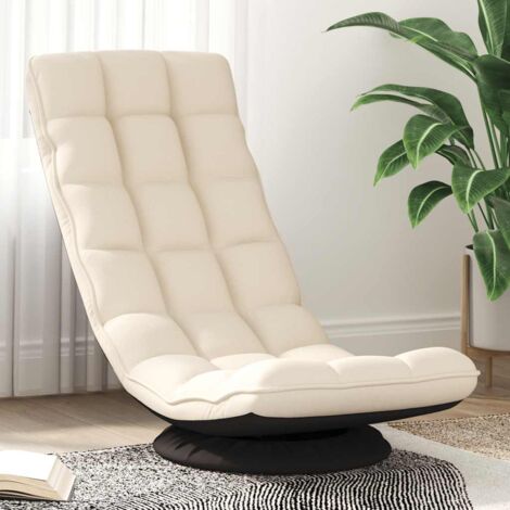 vidaXL Chaise de sol pivotante en lin 70x51x79 cm (1/5)