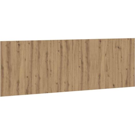 Vidaxl – Tête de lit murale chêne artisanal 240 x 1,5 x 80 cm – Bois d'ingénierie résistant à l'humidité – Support confortable pour lecture
