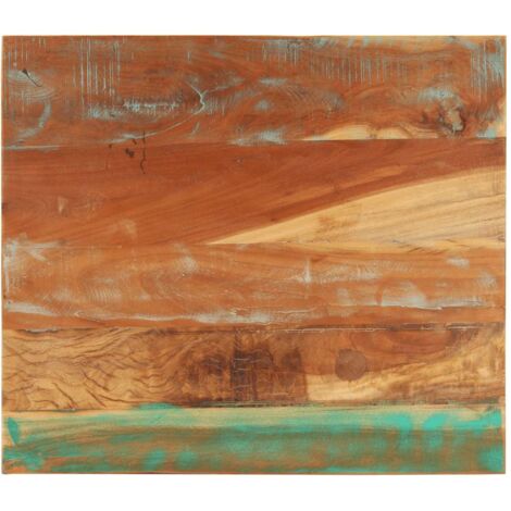 Dessus de table rectangulaire 70x80 cm 25-27 mm Bois récupéré vidaXL