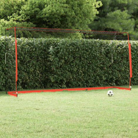 Vidaxl – But de football pliable 366,5x91x183 cm – Cadre en acier robuste – Filet en polyester résistant aux intempéries – Étui de transport inclus - vidaXL493239