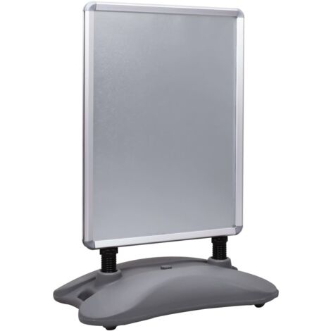 vidaXL Support d'affiche A1 à base d'eau Gris Alliage d'aluminium (1/5)