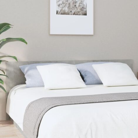 Tête de lit Gris béton 200x1,5x80 cm Bois d'ingénierie vidaXL