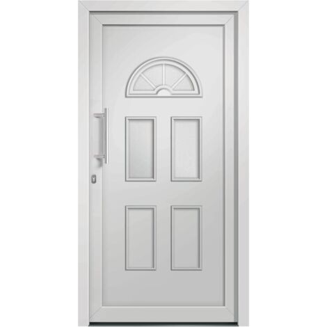 Porte d'entrée Blanc 88x190 cm vidaXL