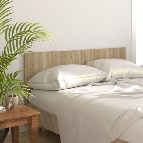 Vidaxl – Tête de lit chêne sonoma 160 x 80 cm – Bois d'ingénierie résistant à l'humidité – Assemblage requis – Pour lits sans tête de lit