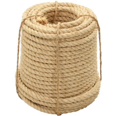 Corde 100 % en sisal 20 mm 100 m vidaXL