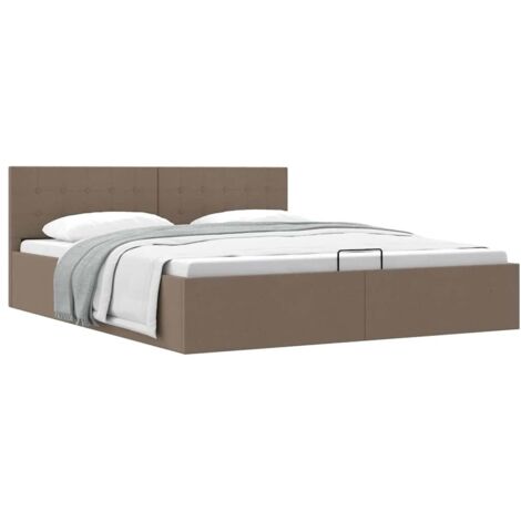 vidaXL Cadre de lit à rangement hydraulique sans matelas 160x200 cm (1/5)