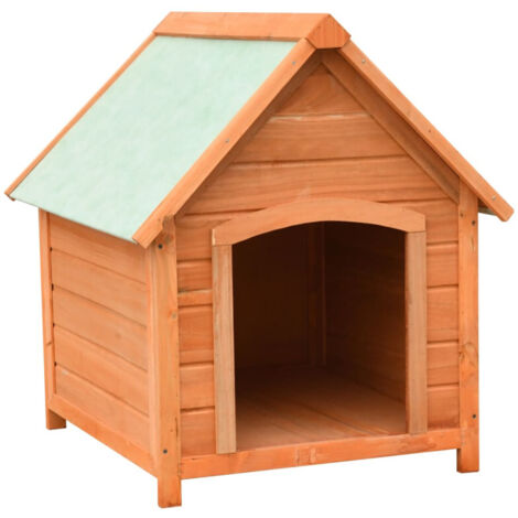vidaXL Niche pour chiens Bois de pin et de sapin massif 72x85x82 cm