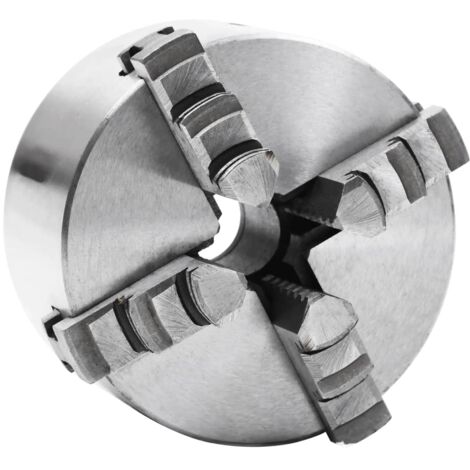 Mandrin de tour auto-centrant à 4 mâchoires 100 mm Acier vidaXL