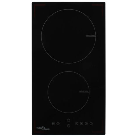 Vidaxl – Plaque induction 2 foyers 3500W – Commande tactile – Détection automatique de casserole – Verrou de sécurité enfants – Dimensions 288x520mm