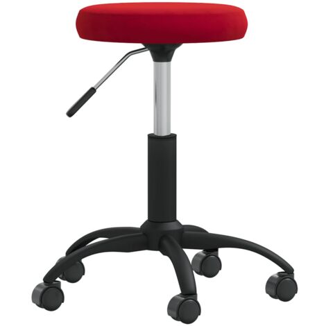 Tabouret de massage Velours Rouge bordeaux vidaXL338989 (1/5)