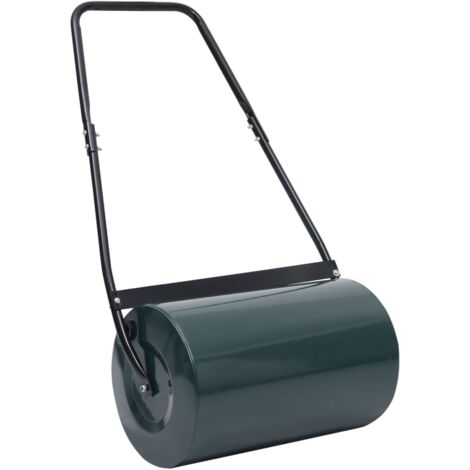 Rouleau à gazon vert et noir 63 cm 50 L vidaXL155751