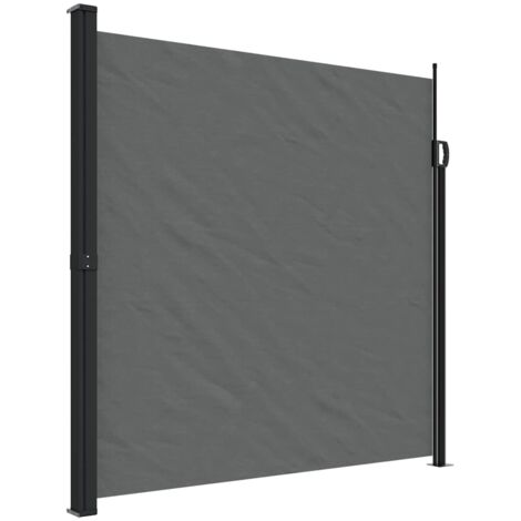 Auvent latéral rétractable anthracite 200x600 cm vidaXL