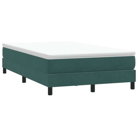 vidaXL Sommier à lattes de lit sans matelas vert foncé 120x220cm