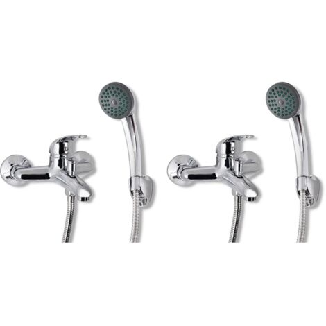 Kit de douche 2 pcs vidaXL (1/5)