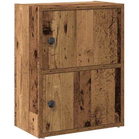 Bibliothèque vieux bois 40x24x52 cm bois d'ingénierie vidaXL