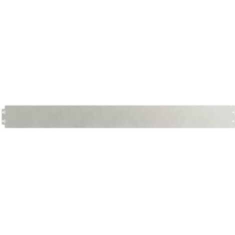 vidaXL Bordure de Pelouse 50 pcs 10 x 103 cm Acier inoxydable Argenté