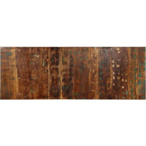vidaXL Tête de lit multicolore 140 cm bois massif récupération