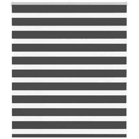 vidaXL Store zèbre noir 120x100 cm largeur du tissu 115,9 cm polyester