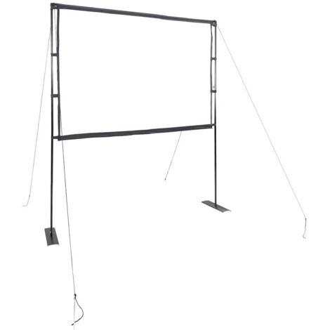 vidaXL Écran de projection avec supports 90 pouces 4:3