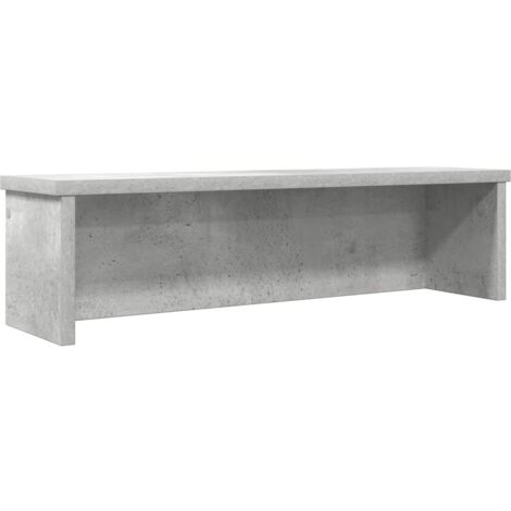 vidaXL Étagère de cuisine empilable gris béton 50x15x16 cm