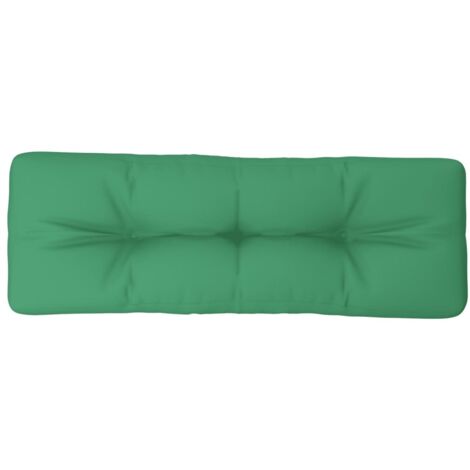 vidaXL Coussin de palette vert 120x40x12 cm tissu (1/5)