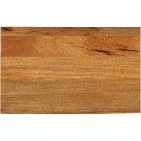vidaXL Dessus de table à bord vivant 50x40x2,5 cm bois massif manguier