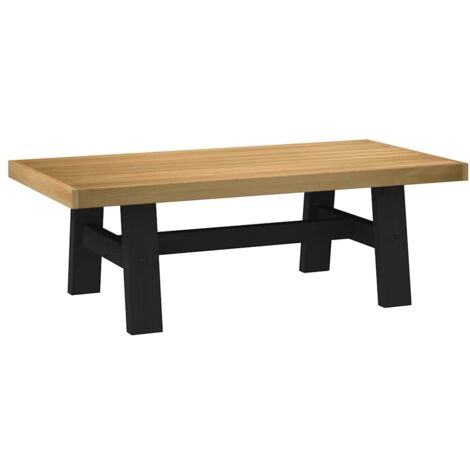 vidaXL Table basse NOAIN pieds en forme de A 120x60x40 cm massif pin (1/5)