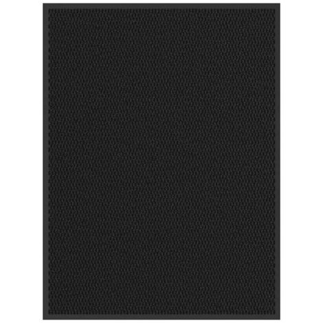 vidaXL Doormat Black 90x120 cm (1/5)