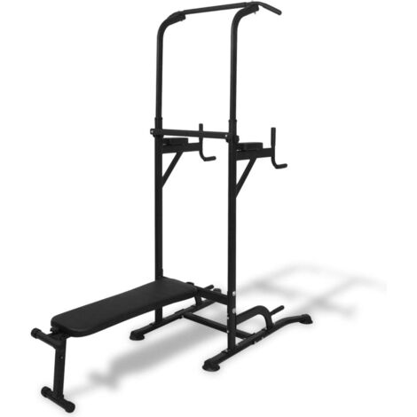 Tour de musculation avec banc d'assise vidaXL