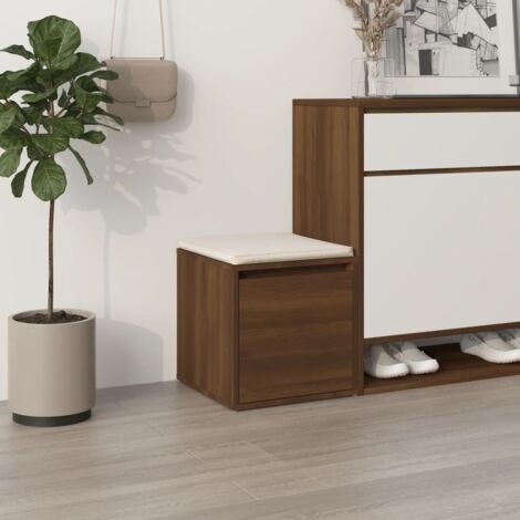 vidaXL Tiroir boîte Chêne marron 40,5x40x40 cm Bois d'ingénierie