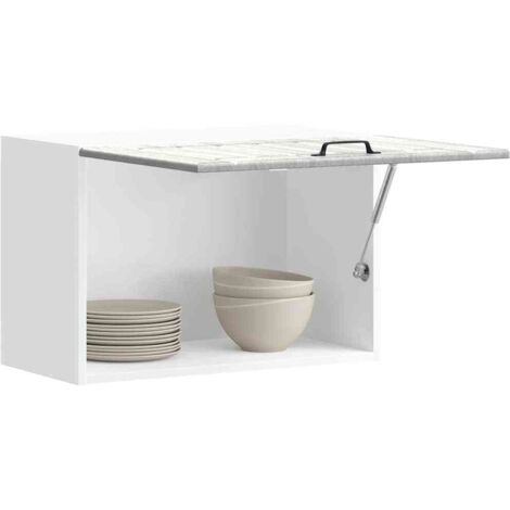 vidaXL Armoire murale de cuisine Lucca sonoma gris bois ingénierie