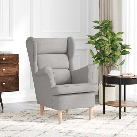 Fauteuil gris nuage 74x84x100 cm tissu vidaXL188652
