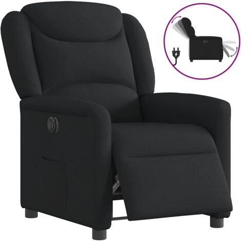 vidaXL Fauteuil inclinable électrique Noir Tissu (1/5)