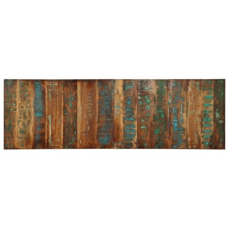 Tête de lit multicolore 160 cm bois massif récupération vidaXL