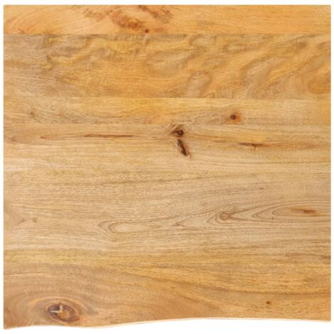 vidaXL Dessus de table à bord vivant 40x40x2,5 cm bois massif manguier
