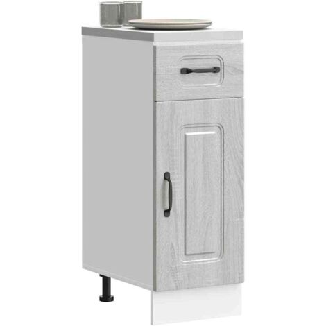 Armoire de cuisine Kalmar sonoma gris bois d'ingénierie vidaXL