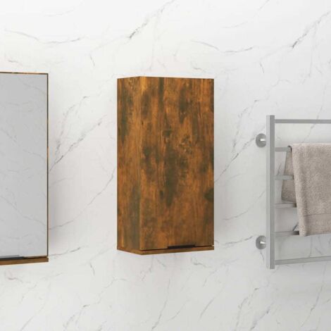 Vidaxl – Armoire murale de salle de bain en bois d'ingénierie – Dimensions 32x20x67 cm – Résistante à l'humidité – Grand espace de rangement