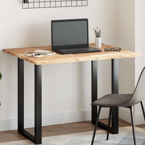 Dessus de table rectangulaire 100x80x2 cm bois massif d'acacia vidaXL