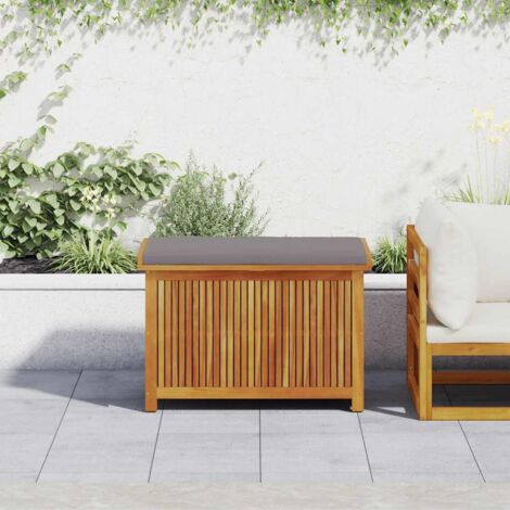 vidaXL Boîte à coussins d'extérieur 90x50x60,5 cm bois massif d'acacia (1/5)